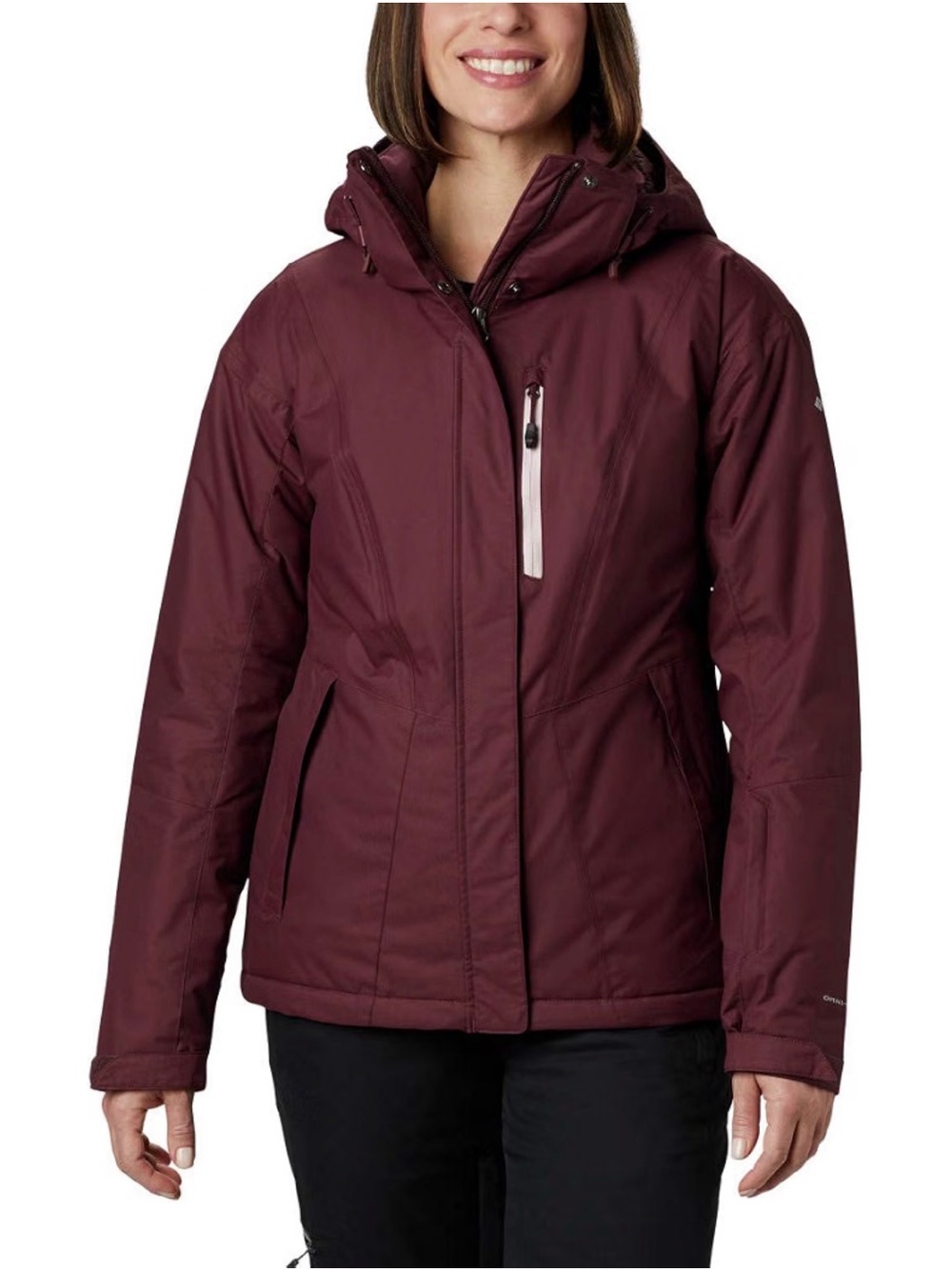 Columbia Women's Ski Jacket in Deep Burgundy size Large